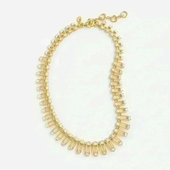 J. Crew Jewelry - J Crew Loop Collar with Crystals